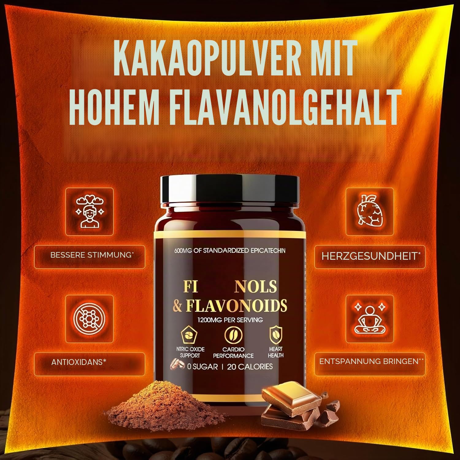 Kakao-Flavanole 1 Stück,2pcs