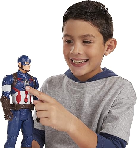 Miniatura 5 de Marvel Avengers Age of Ultron Titan Hero Tech Capitán América figura de 12.0in