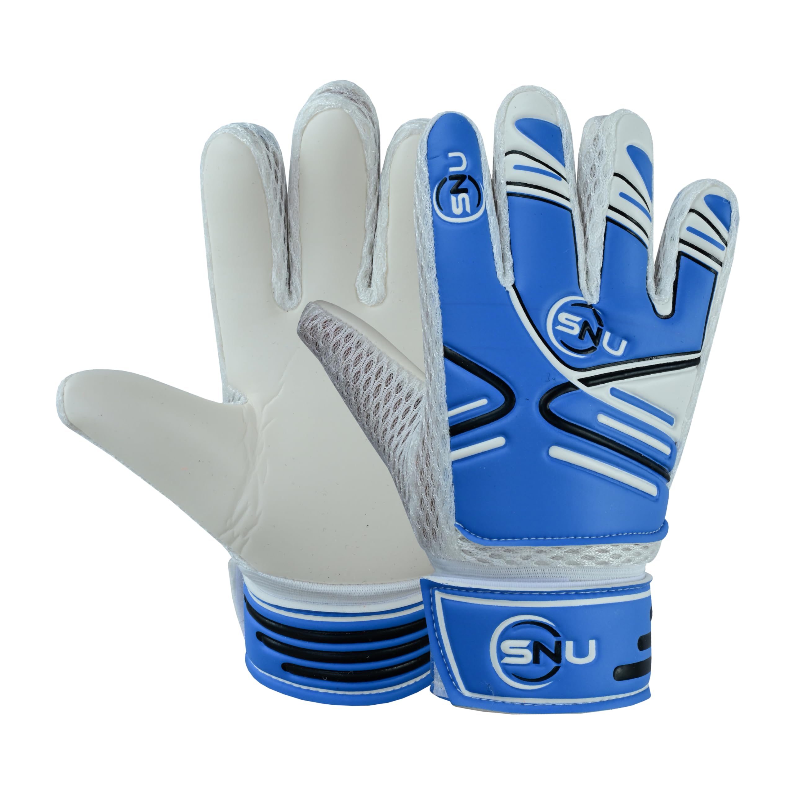 Steelix Junior Football Goalkeeper Gloves for Boys, Kids, and Youth Soccer Goalie Gloves with Super Grip Palms and Durable Protection