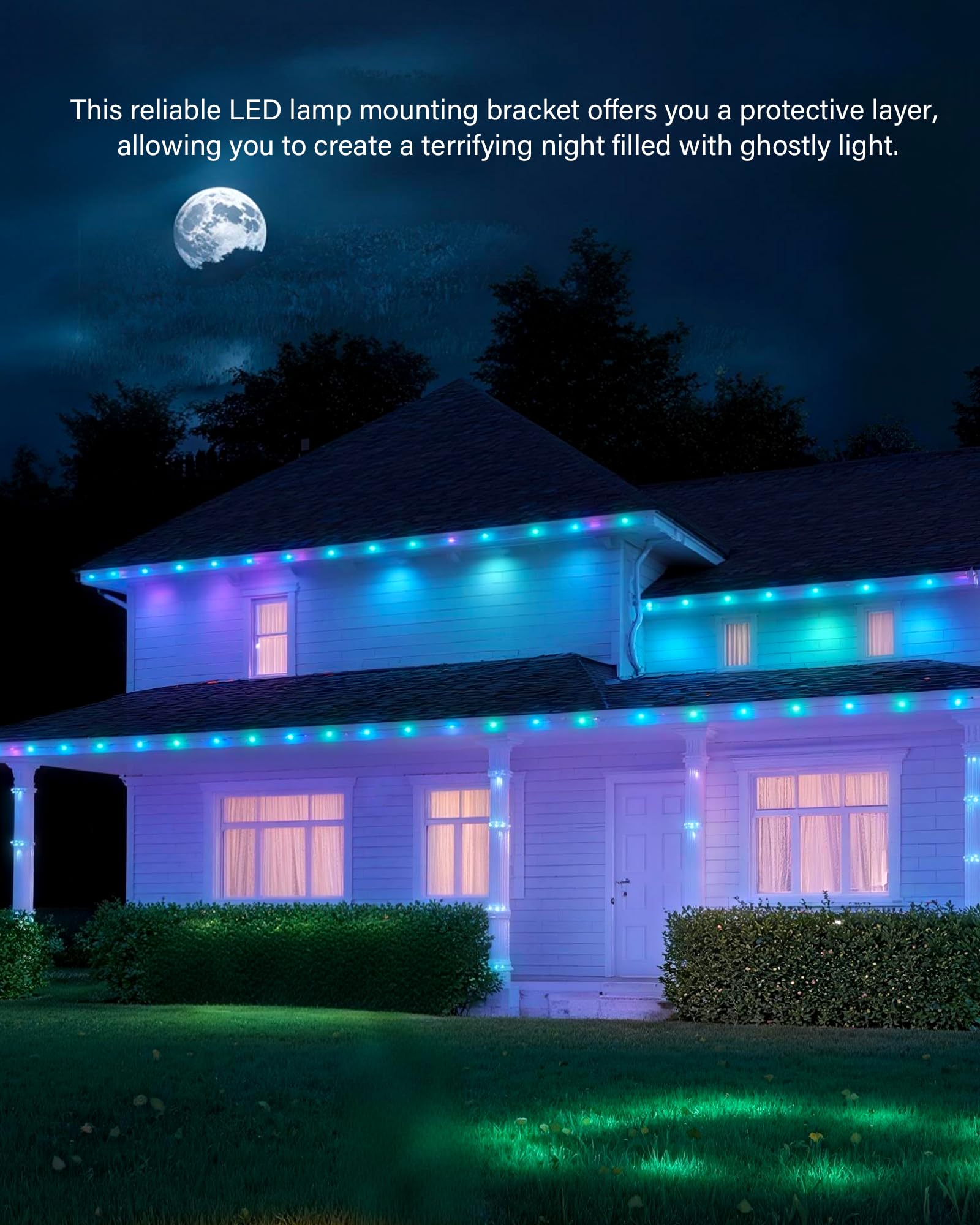 Light Clips for Govee Outdoor Lights (Model H705 ABCDEF) It is an Ideal Solution to Replace 3M Adhesive Tape. Easy to Install, it Comes with 80 Brackets and 160 Screws — Amazon image 6