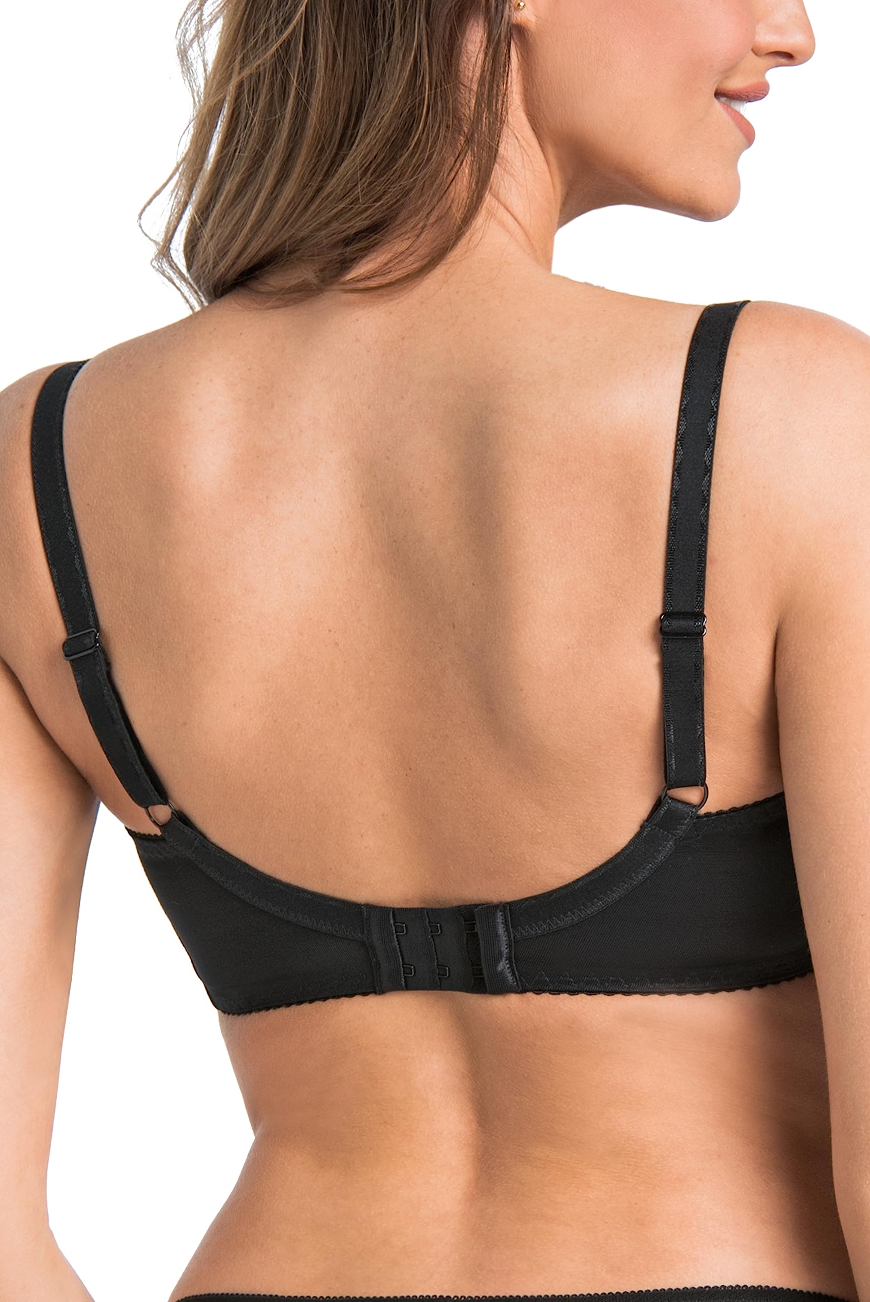 Teyli Soutien-Gorge Minimiseur sans Armature – Grande Taille avec Dentelle et Finition en Dentelle – Glamorise à Bretelles réglables