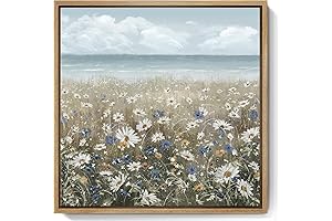 Framed Wall Art - Vintage Floral Canvas Print