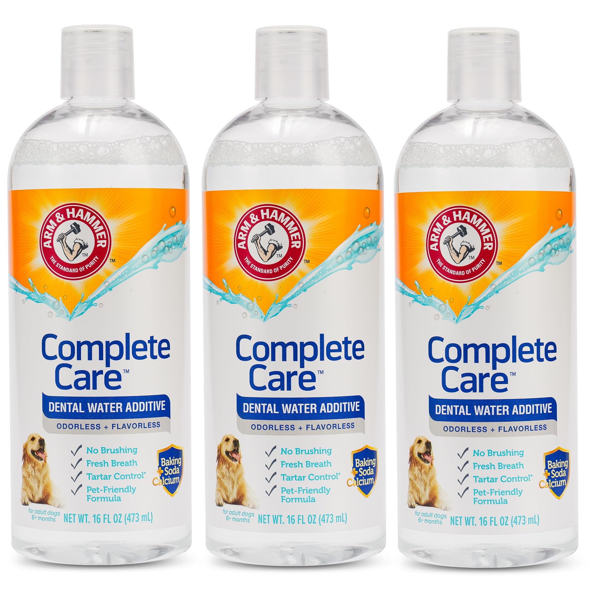 Arm & Hammer Complete Care Dog Dental Water Additive 3-Pack