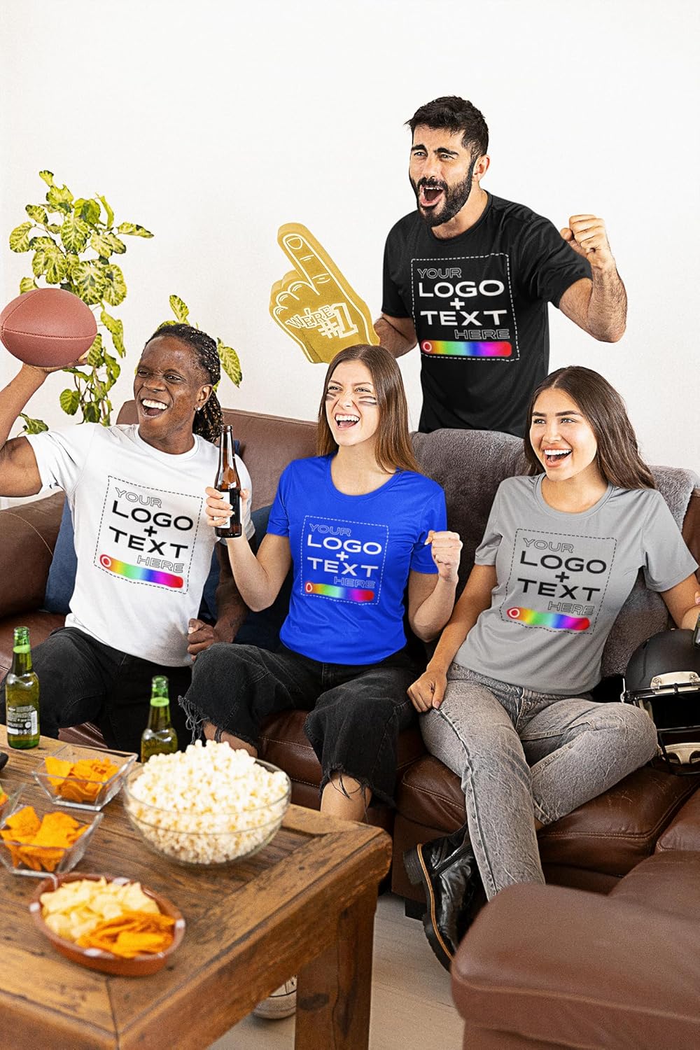 Kolossus Customizable Short Sleeve Shirts Unisex, Personalized t Shirts with Logo, Photo or Text. - Image 4