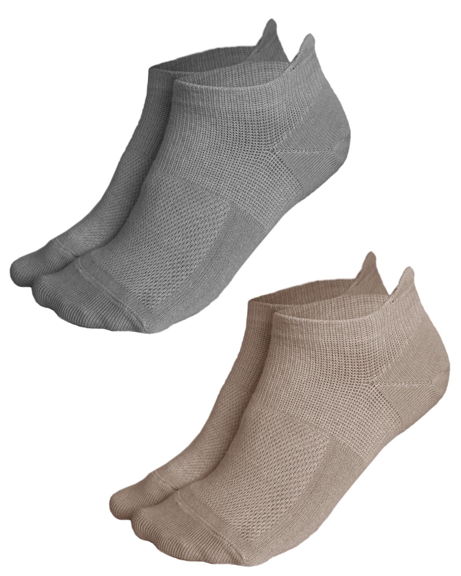 VITSOCKS Kids Thin Soft Breathable 98% COTTON Trainer Socks (4 PAIRS) Fresh Comfortable Feet