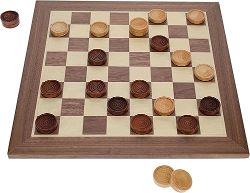 WE Games Juego clásico de cuadros de madera de la vieja escuela, 12 pulgadas.