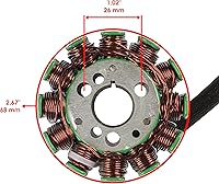 Vista 2 de Caltric Magneto estator compatible con Yamaha Fz8 Fz-8 Fz8N 2011 2012 2013