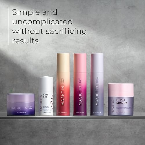 Miniatura 9 de Masktini Gone Girl - Máscara de desintoxicación tahitiana, 1.7 onzas, mascarillas faciales antienvejecimiento, removedor de cabeza negra, elimina