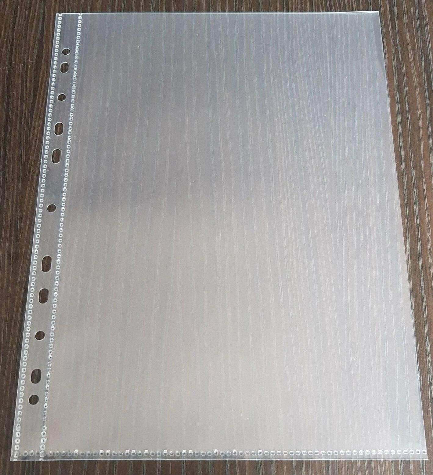 A4 Prospekthüllen super stark 180my glasklar glatt 100 St. | Extra dick (0,18mm), Dokumentenecht, Universal-Abheftrand, Klarsichthülle, Öffnung oben, 100% recycelbar