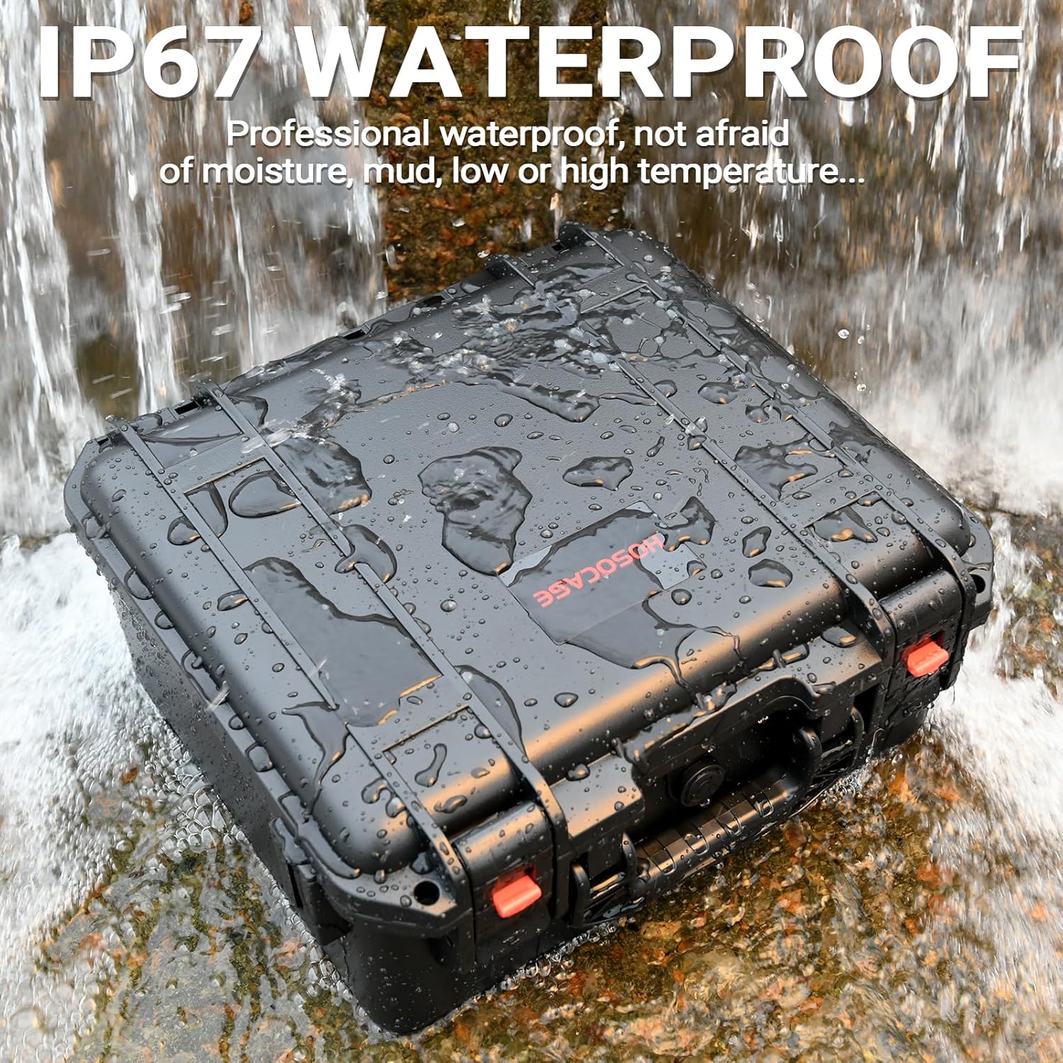 Gun Pistol Case for Multi Handguns - Holds Multiple Hand Guns Case & Magazines, Pre-cut Waterproof Carrying Hard Shell Pistol Case for Pistols, Storage Box for Beretta, Smith and Wesson, for Glock