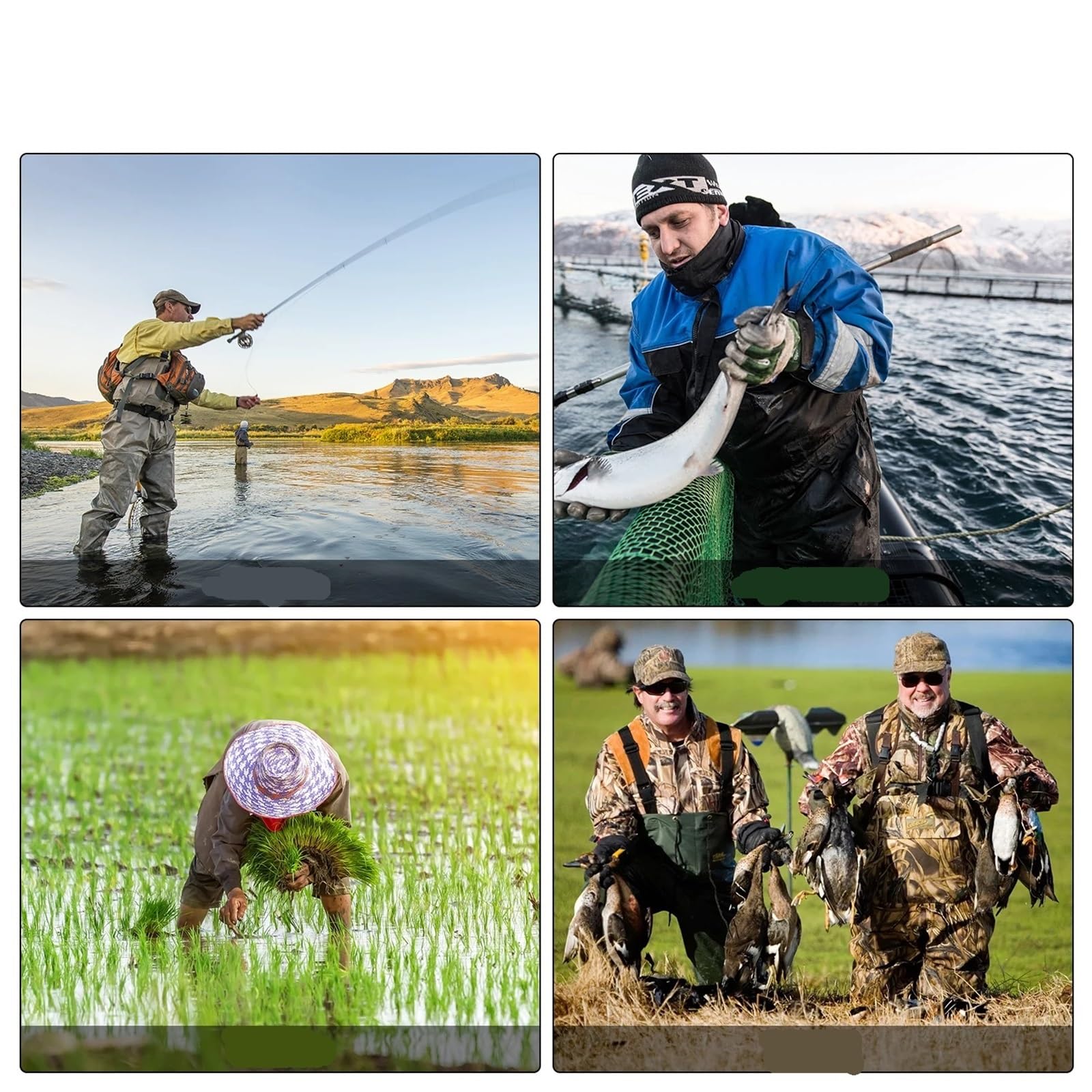 Atmungsaktiver Wathose, Watanzug, verdickt, wasserdicht, for Fliegenfischen, Wathose, atmungsaktiv, Stiefelgröße S