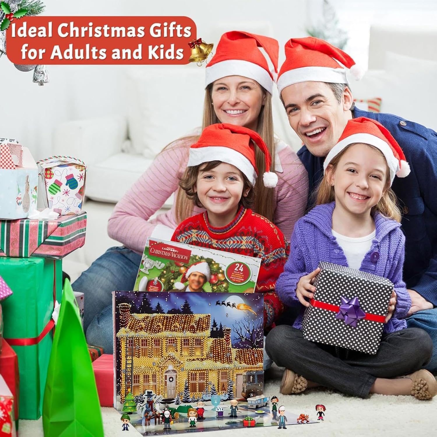 Adventskalender 2024 Mit Griswold-Motiv – 24 Türchen, Countdown Bis Weihnachten, Für Die Ganze Familie