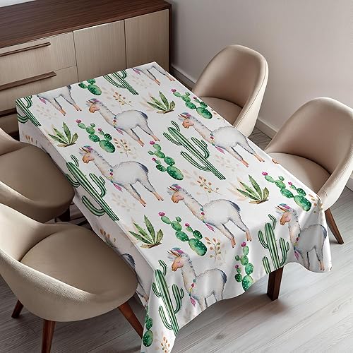 Miniatura 8 de Ambesonne Mantel del día de San Patricio, sombrero de duende y zapatos con maceta dorada con hojas de trébol, mantel rectangular para mesa de Verde