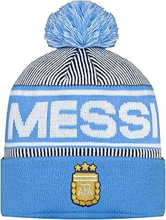 Icon Sports Officially Licensed Argentine Football Association Lionel Messi Beanie - Unisex Kids