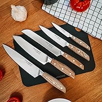 Vista 7 de Arcos Jose Andres - Cuchillo de filete de 10 pulgadas para cortar carne forjada, hoja profesional de acero inoxidable NITRUM con borde de seda