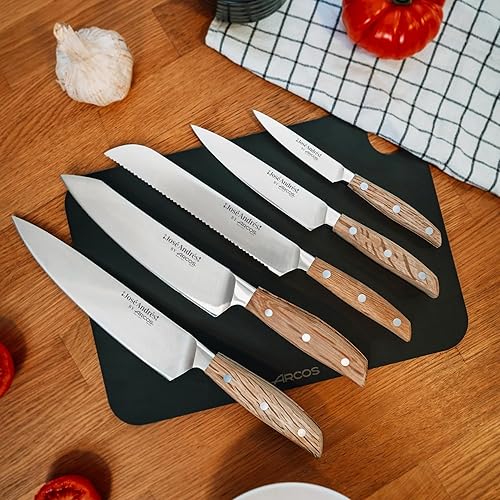 Miniatura 7 de Arcos Jose Andres - Cuchillo de filete de 10 pulgadas para cortar carne forjada, hoja profesional de acero inoxidable NITRUM con borde de seda,