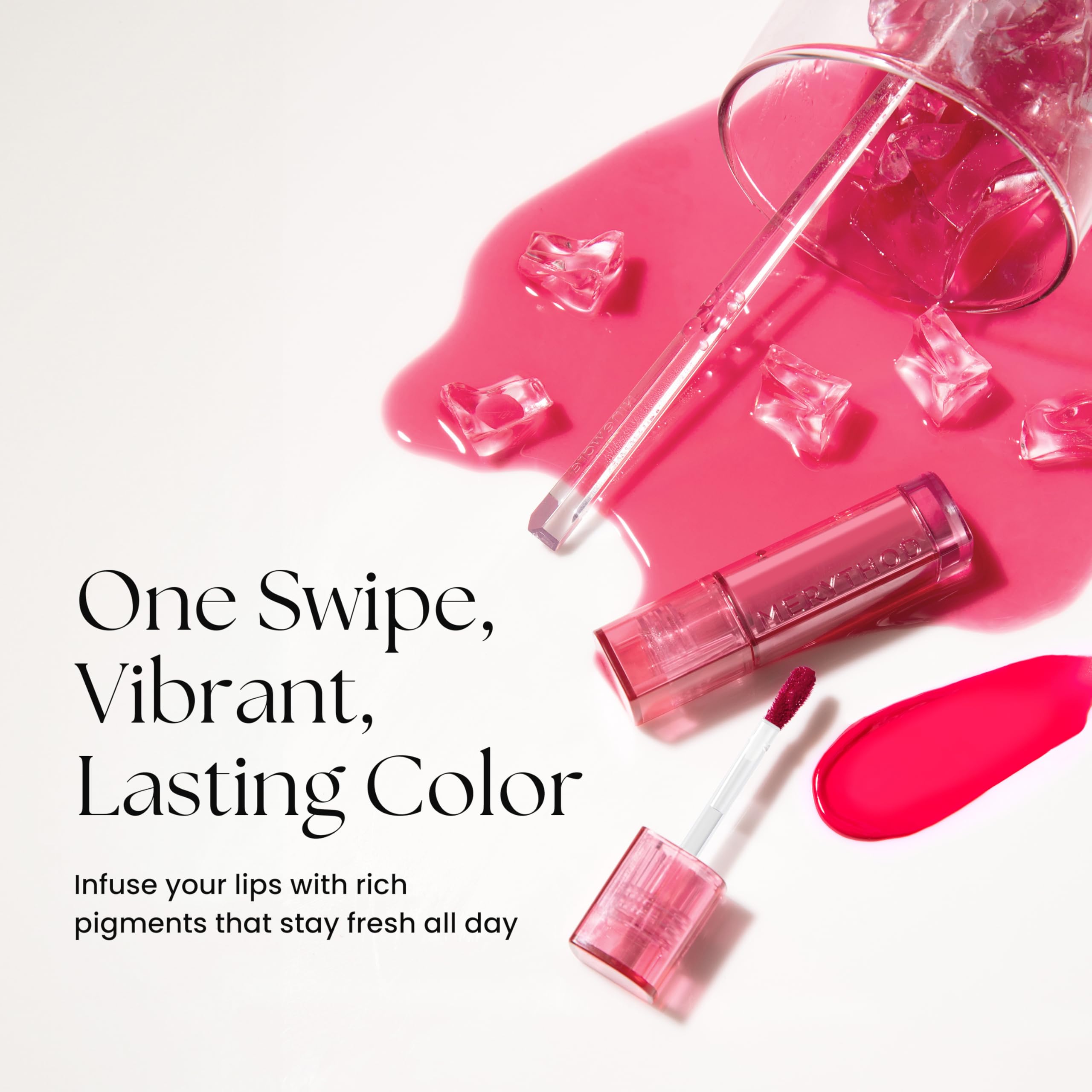 Condition photo showing New/Like New for MERYTHOD - FIT GLOSSY TINT 04 DOUBLE RED