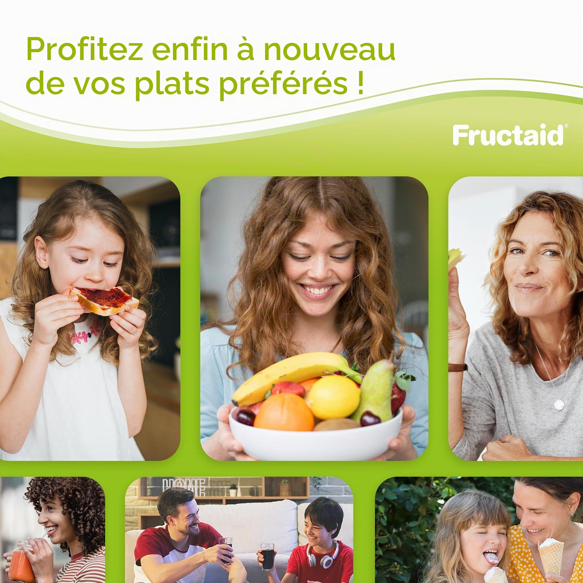 pro natura Fructaid - 120 gélules pour l'intolérance au fructose - Supplément pour la prévention et le soulagement des troubles digestifs liés à la malabsorption du fructose