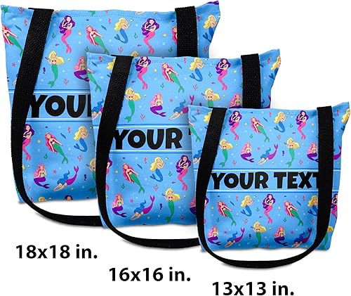 Miniatura 5 de Bolsa de mano personalizada para niños, nombre personalizadotexto, reutilizable, correas, tela de lona, tamaños pequeños y grandes