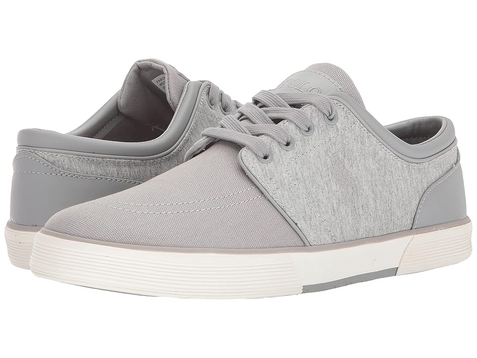 

Polo Ralph Lauren Faxon Low (Grey Canvas/Jersey Heather) Men's Shoes