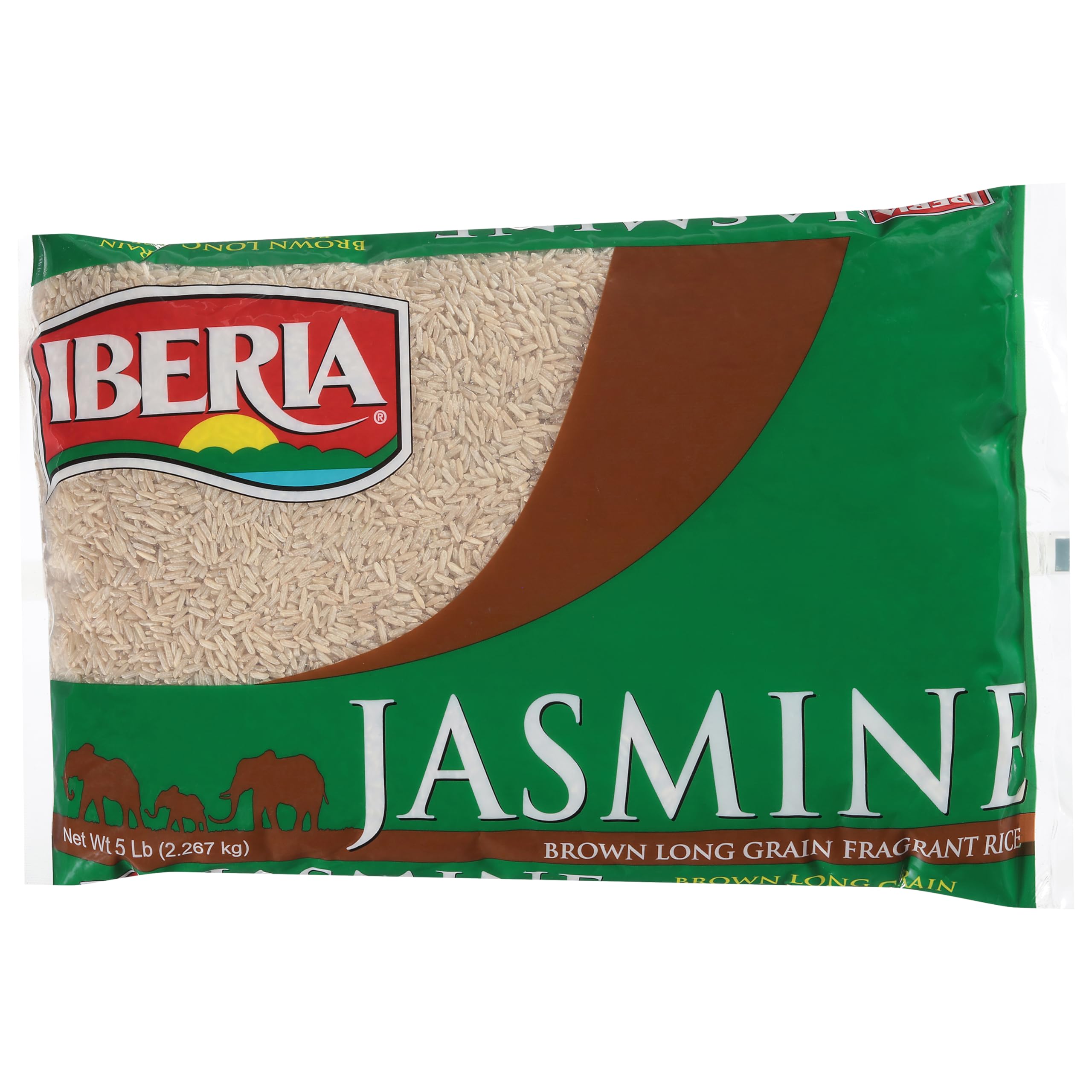 Iberia Brown Jasmine Rice, 5 Lbs.