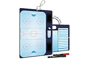 15x10.5 Inch Hockey Dry Erase Board for Coaches