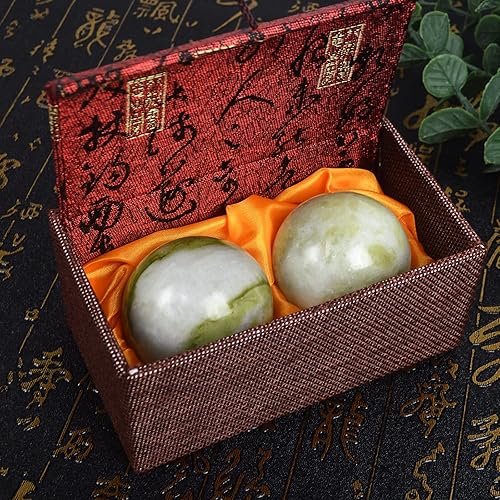 Vista 14 de fengshuisale Feng Shui Bolas de salud chinas (azul con fénix y dragón) 3.8cm/1.5" Pulsera de cuerda roja