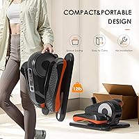 Vista 4 de Under Desk Elliptical Machine for Seniors – Compact, Quiet & Portable Mini Leg Pedal Exerciser with Adjustable Speed and LED Display for Home and