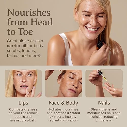 Miniatura 4 de Aceite de ricino premium para cabello lujoso y piel radiante – 1 galón, de rápida absorción, totalmente natural. Bella Terra Oils