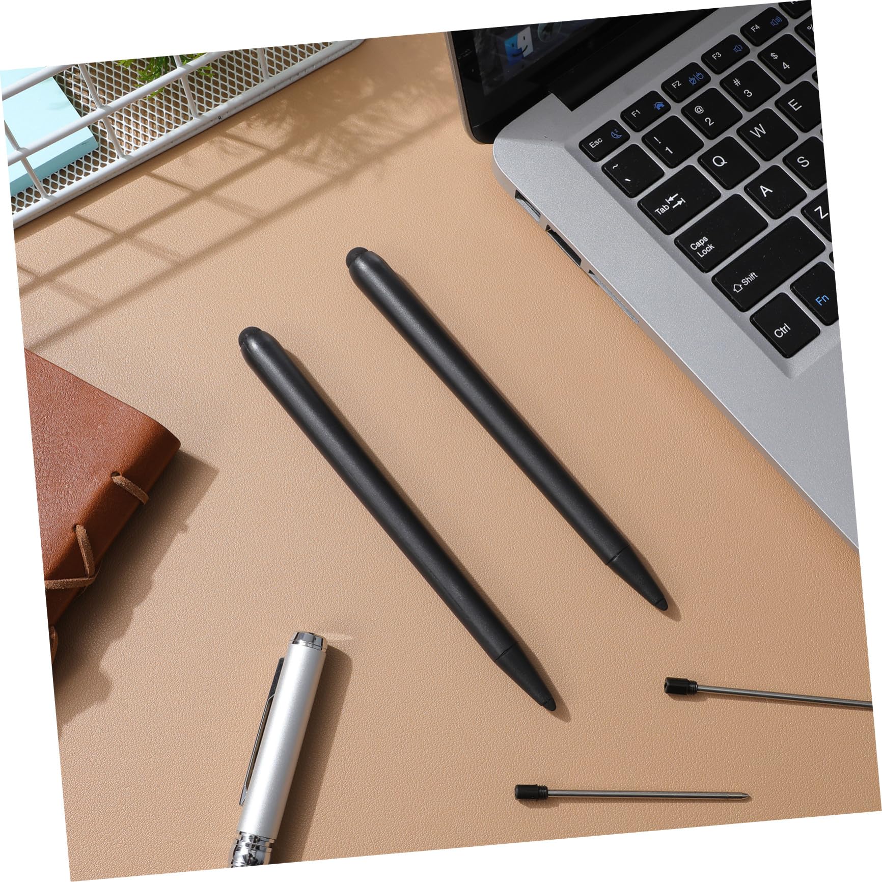 Stylus per Teaching All-in-one Machine Doppia Punta, Penna Touch per Schermo Capacitivo in Abs, 2 Pezzi per Riunioni Aziendali e Insegnamento Confortevole e Affidabile