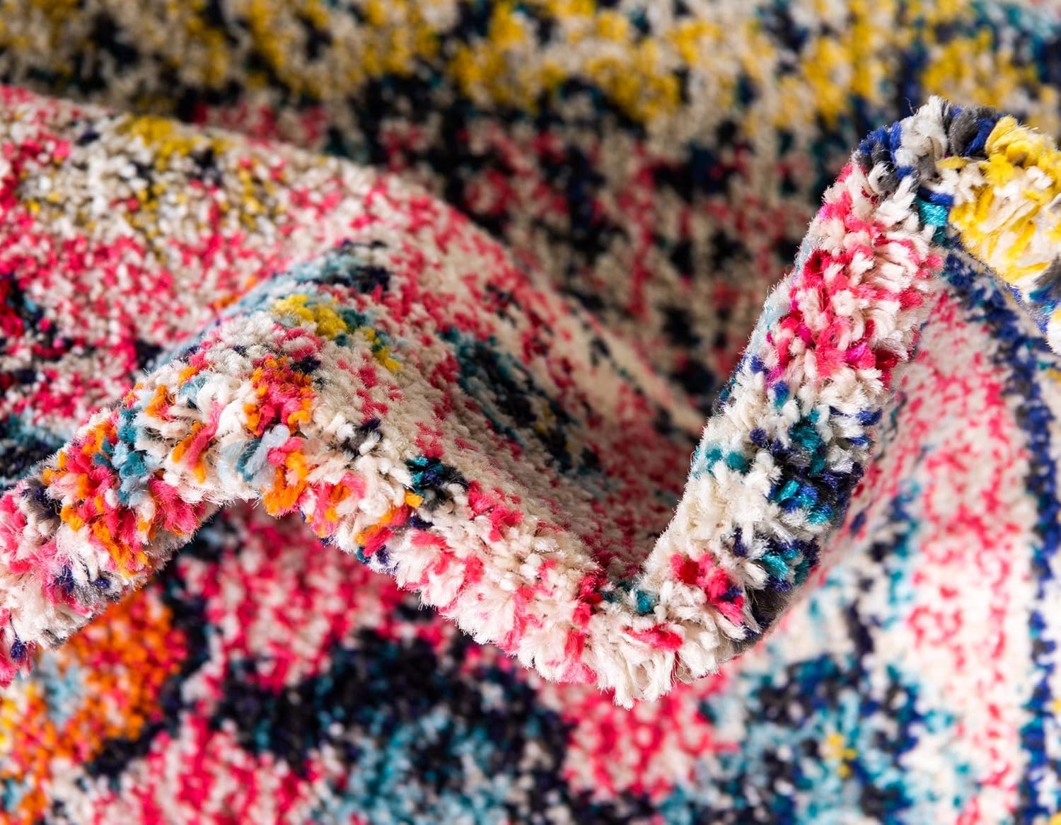 Rugs.com El Paso Collection Rug – 8' x 10' Pink Medium Rug Perfect for Living Rooms, Large Dining Rooms, Open Floorplans