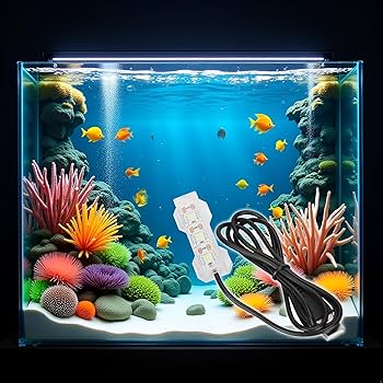 Amazon.co.jp: ブルーライト小型水槽LEDライト、マルチカラーLED