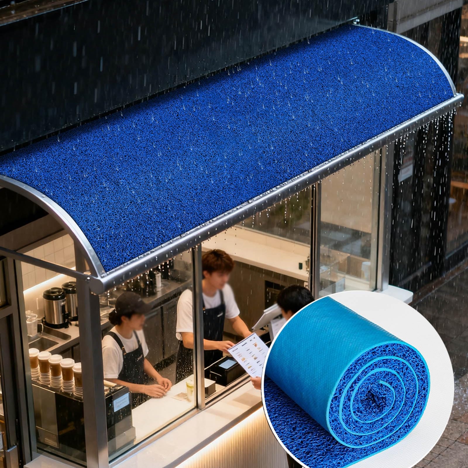 Schallschutzpad zur Geräuschreduzierung, selbstklebendes Dämmmaterial für Dach und Vordach, ideal gegen Regengeräusche und Schalldämpfung
