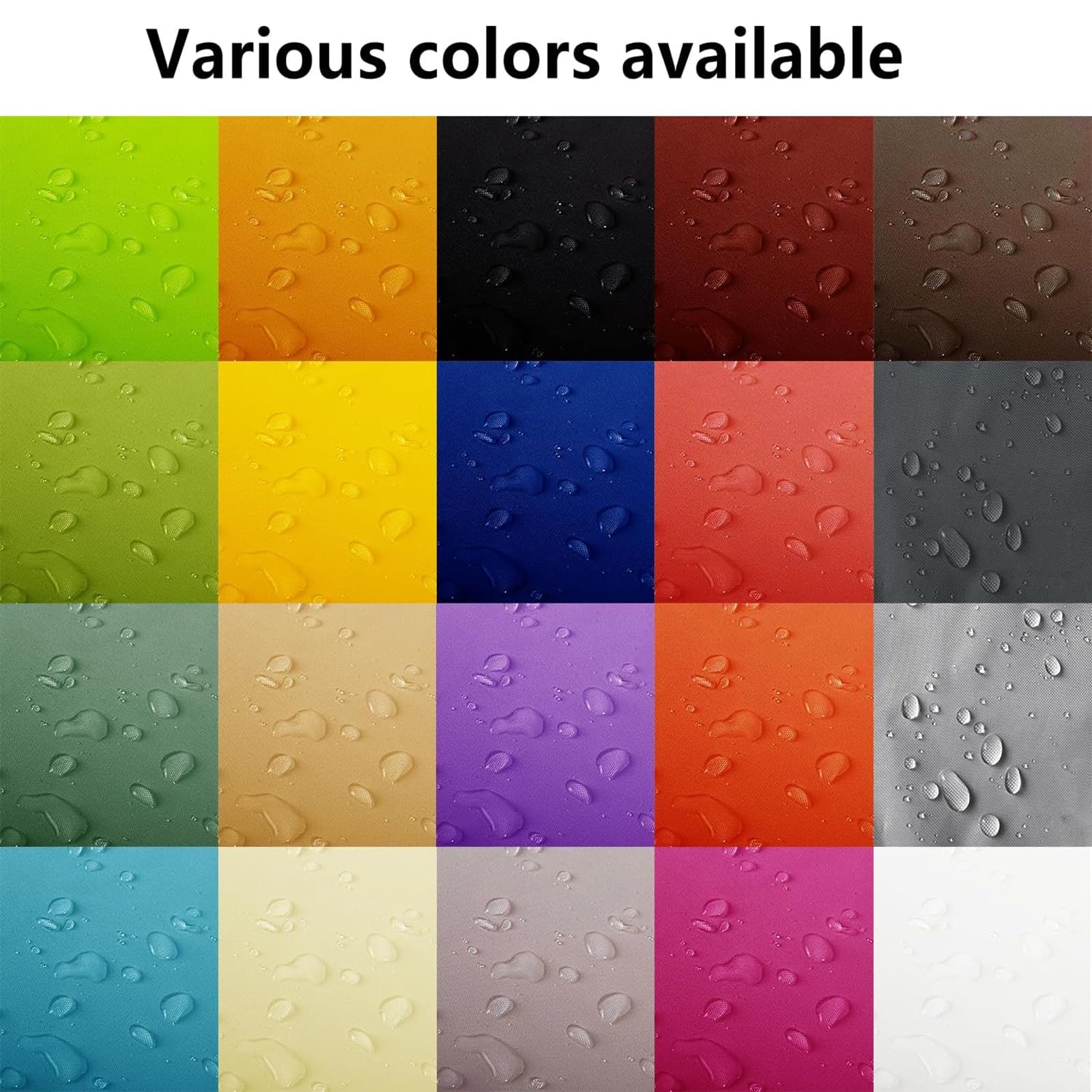 Lona de protección UV de alta calidad, 110 x 1000 cm, 185 g/m², impermeable y resistente al viento, para patio, piscina, jardín, cubierta azul oscuro