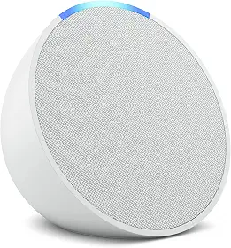 Echo Pop (Geração mais recente) | Smart speaker compacto com som envolvente e Alexa | Cor Branca