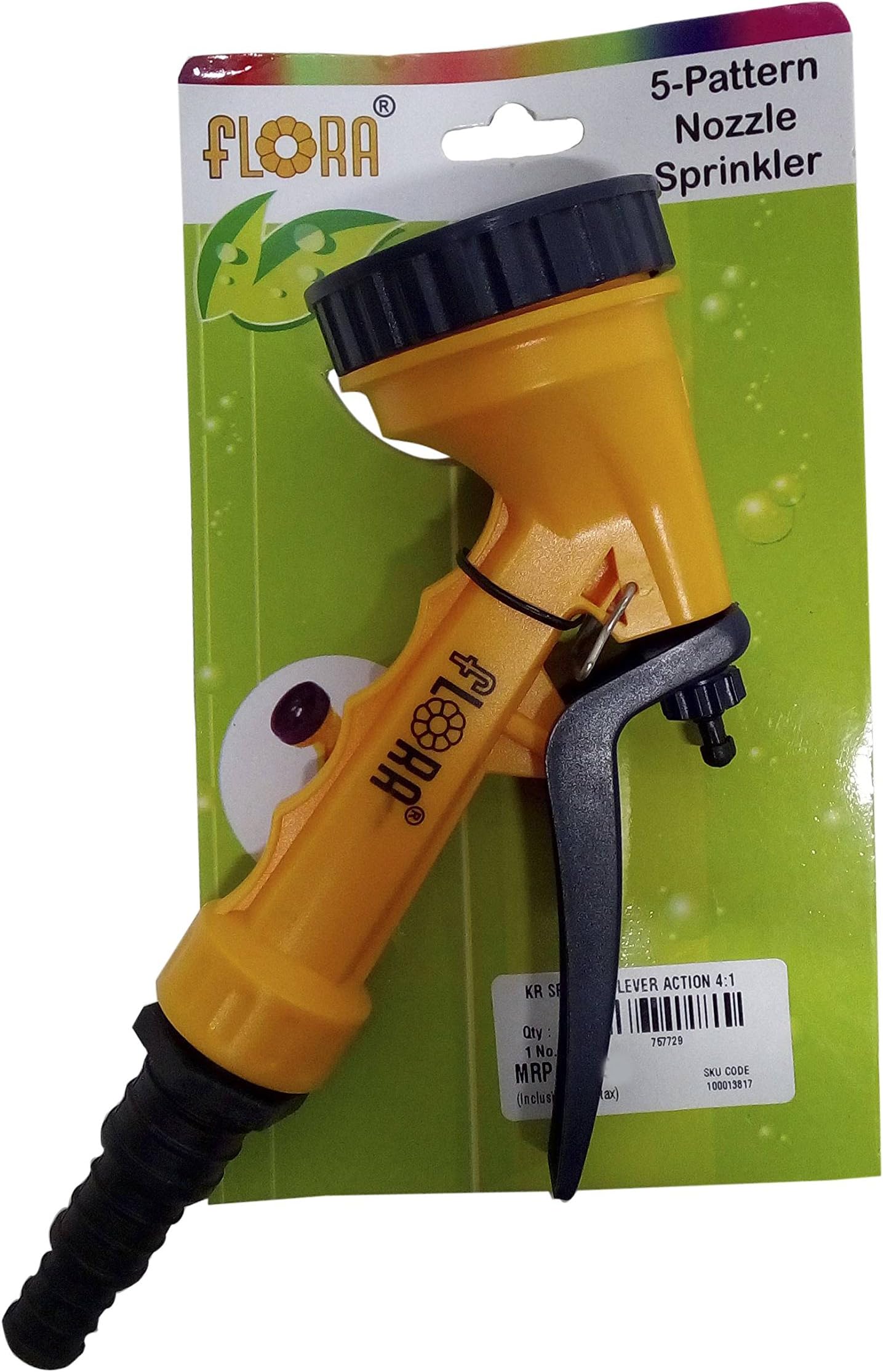 Flora 5-Pattern Nozzle Sprinkler