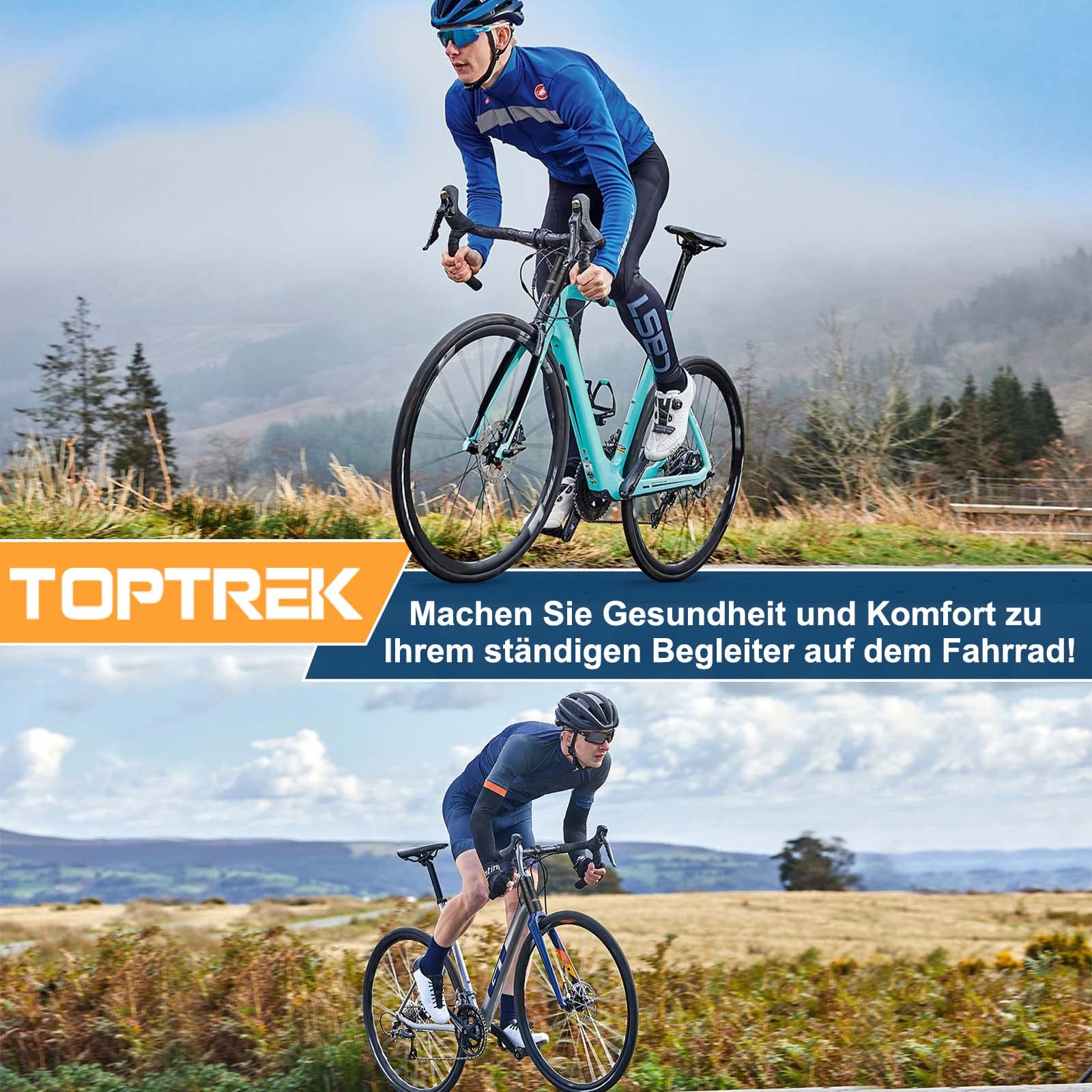 toptrek Rialzo manubrio bicicletta alluminio 28,6 mm 115 mm | Rialzo per manubrio della bicicletta con chiave esagonale, di alta qualità, per mountain bike, bici da corsa, bici da città
