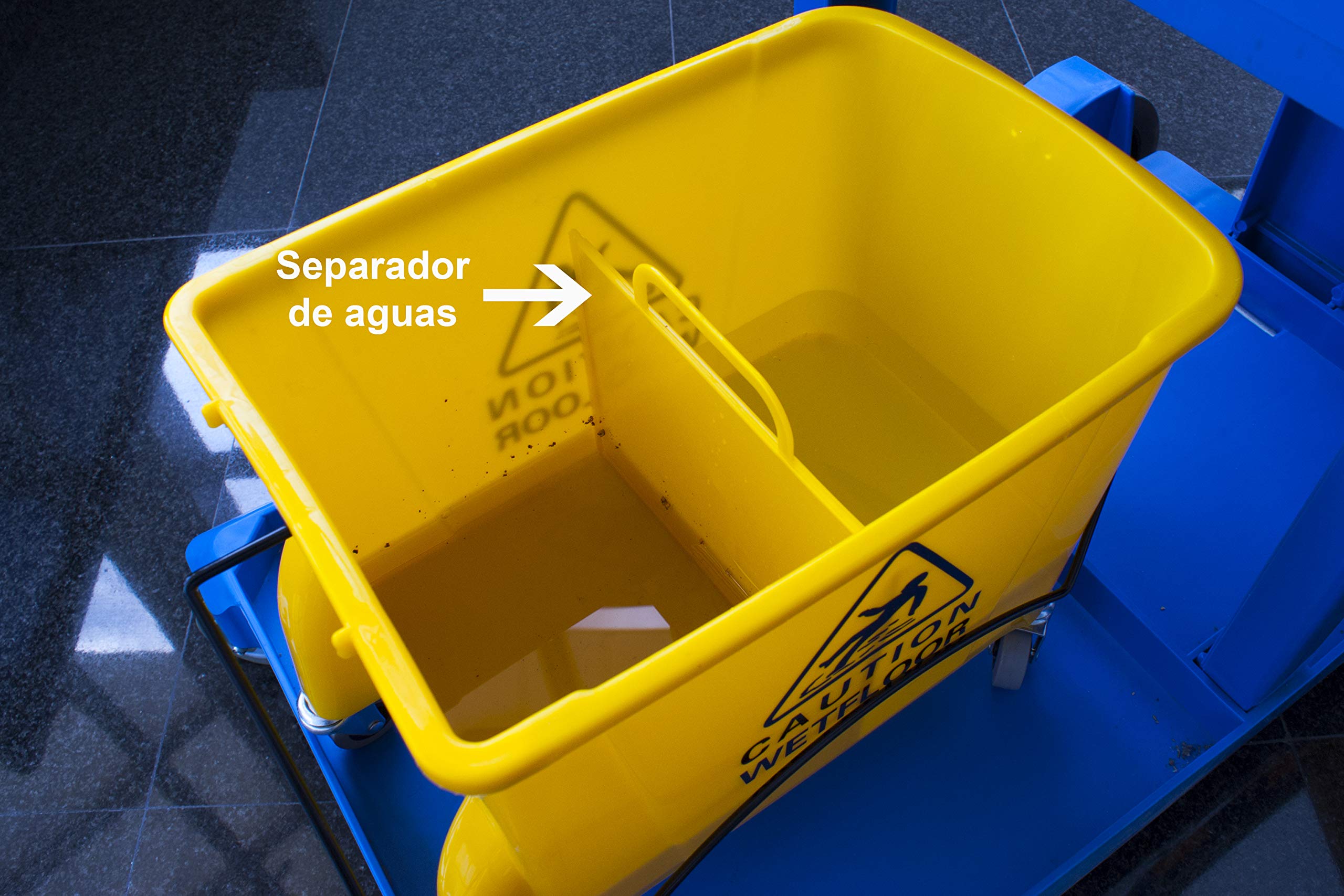 PAMEX 512173 - Cubo Industrial 24L con Separador Profesional