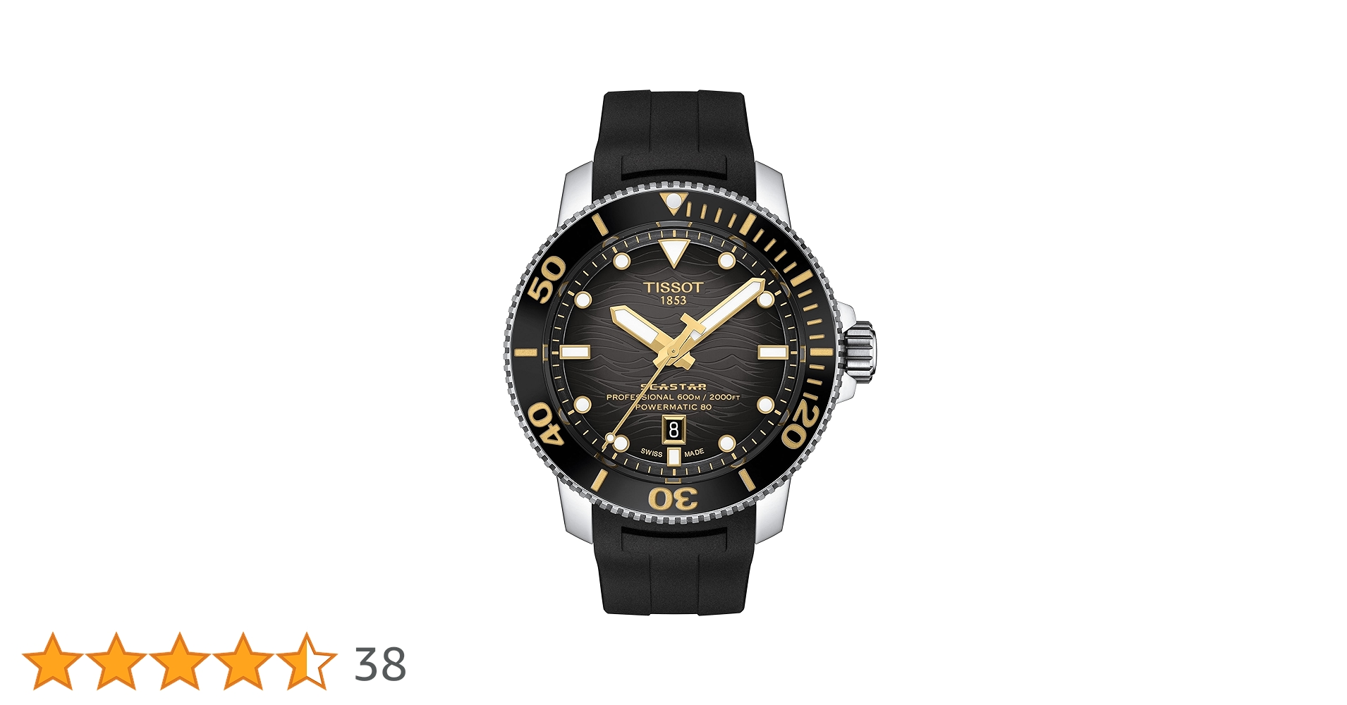 Tissot Relógio masculino Seastar 2000 Professional