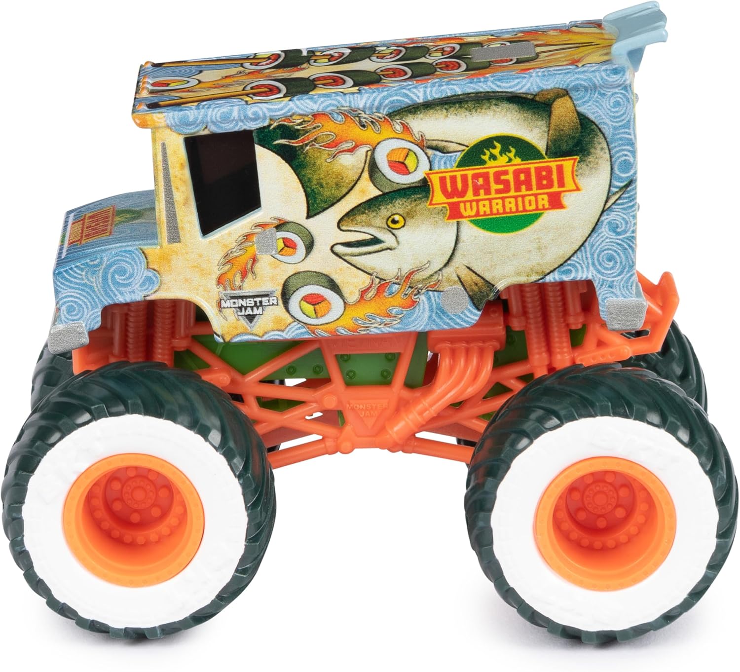 Monster Jam, Official Wasabi Warrior Monster Truck, Die-Cast Vehicle, 1:64 Scale, Kids Toys for Boys Ages 3 and up - Image 3