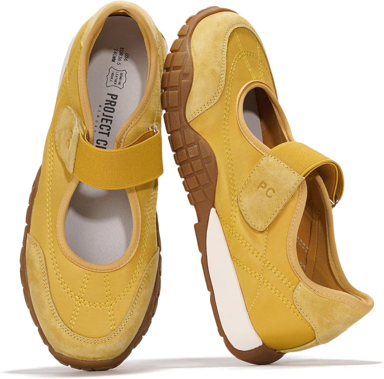 Project Cloud Womens Shoes – Lightweight Mary Jane Shoes Women with Memory Foam Insole – Non Slip Flats for Women Footwear – Women’s Fashion Sneakers 2025 (Donna)