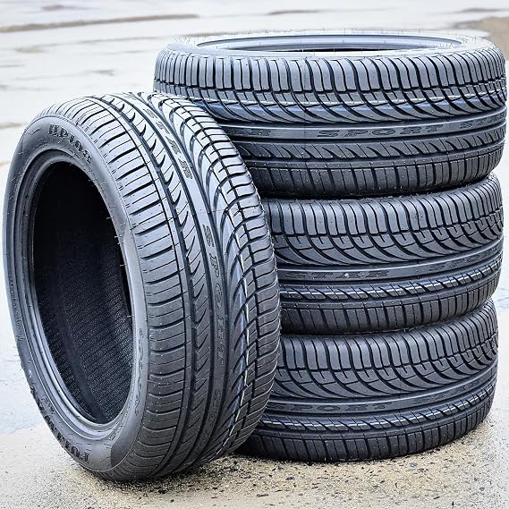 Set of 4 (FOUR) Fullway HP108 All-Season Passenger Car High Performance Radial Tires-225/50R17 225/50ZR17 225/50/17 225/50-17 98W Load Range XL 4-Ply BSW Black Side Wall UTQG 380AA