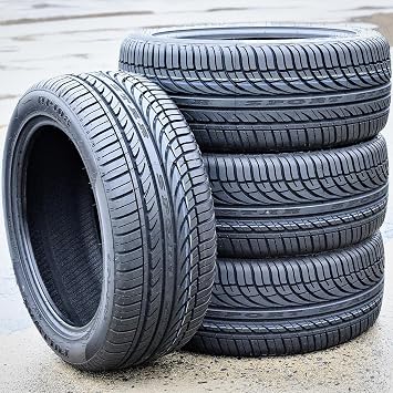 Set of 4 (FOUR) Fullway HP108 All-Season Passenger Car High Performance Radial Tires-225/50R17 225/50ZR17 225/50/17 225/50-17 98W Load Range XL 4-Ply BSW Black Side Wall UTQG 380AA