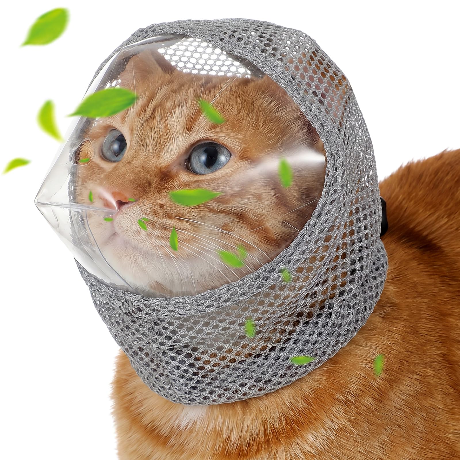 Muselière réglable pour chat en TPU haut de gamme pour un toilettage sécurisé et serein