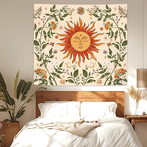 Miniatura 10 de Avinyl Tapiz espacial de luz negra para dormitorio, diseño de cascada de luz negra, para colgar en la pared, reactivo a los rayos UV, luna, galaxia,