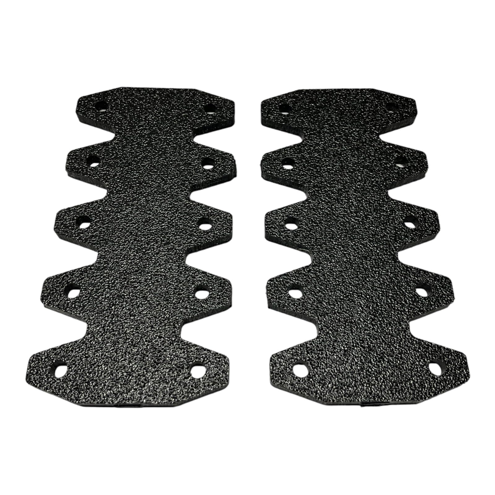 Plastic Repair Kit for Cracked Body Panels on ATV's, Snowmobiles, Side by Sides, 4 Wheelers, 3 Wheelers, Motorcycles, Golf Carts, Motorcycle (Black) (2 Plates)