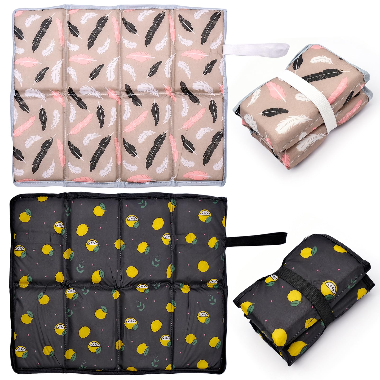 2 PCS Camping Cushion Seat, Waterproof Moisture-proof Outdoor Sit Mat, Foldable Ultralight Foam Sitting Pads, Save Your Backpack Space and Reduce Weight