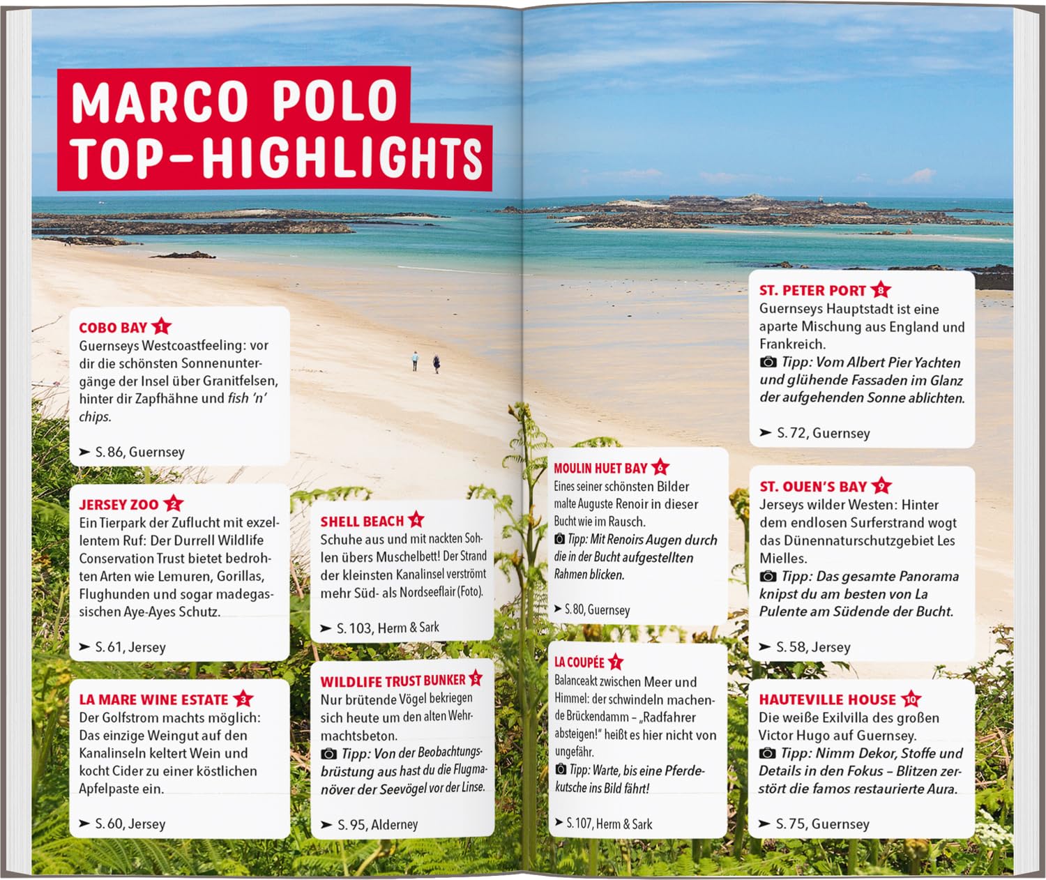 MARCO POLO Reiseführer Kanalinseln, Jersey, Guernsey, Sark, Herm, Alderney: Reisen mit Insider-Tipps. Inkl. kostenloser Touren-App