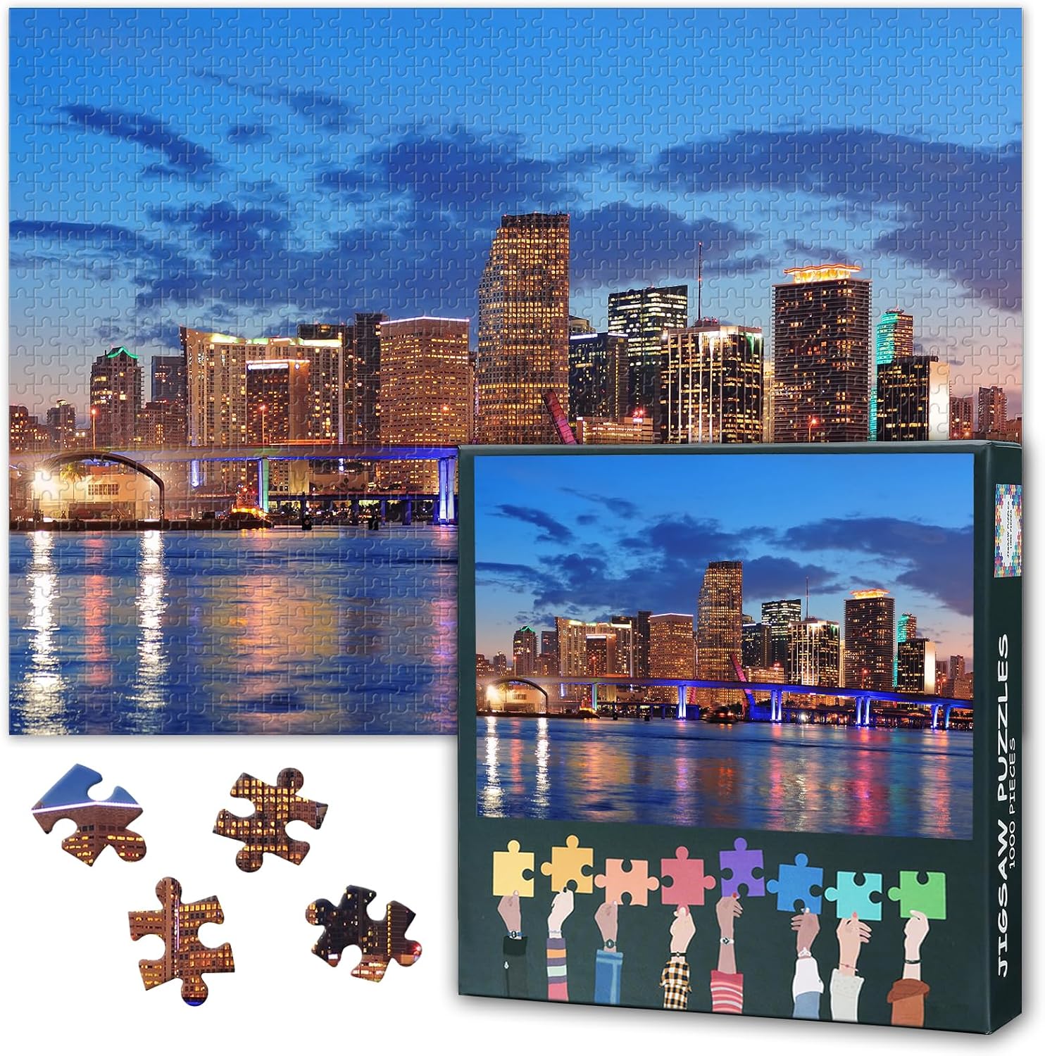 Puzzles for Adults 1000 Pieces Boston TD Garden Stadium Challenging Jigsaw Puzzles for Adults, 27.5x19.7 Inch Ice Hockey Arena Puzzle Game for Men Women Home Decoration Birthday Gift