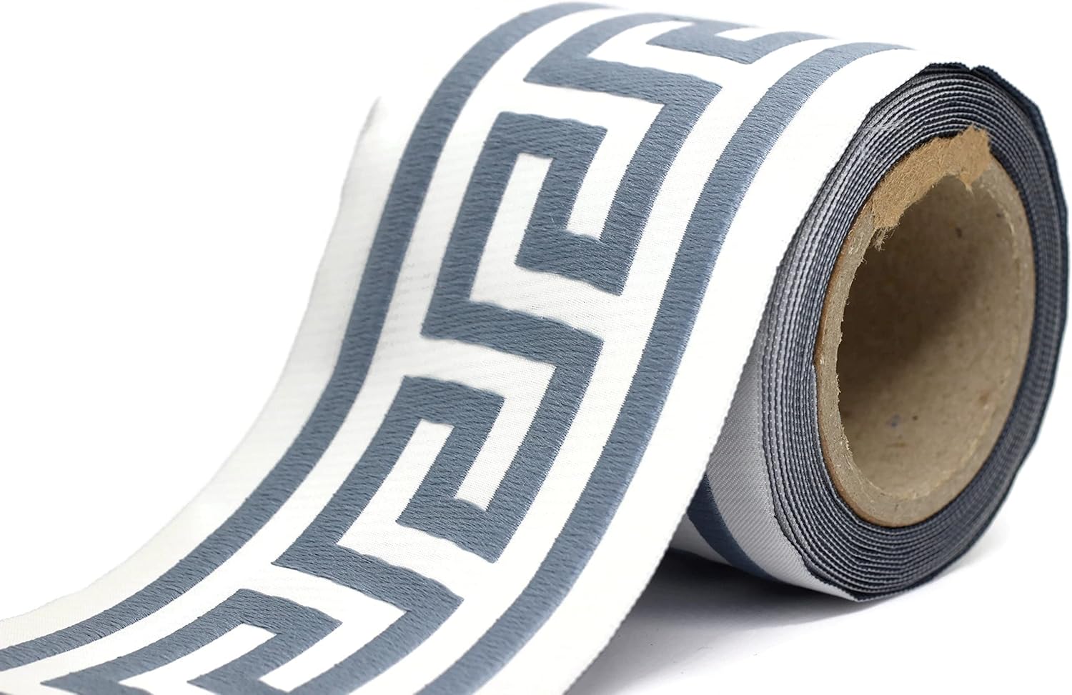 3.8 Yards Spool 3.9" Greek Key Drapery Trim Jacquard Ribbon for Your Drapes Curtains Drapery Banding Trim Tape V3 197